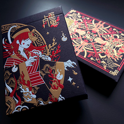 Midnight Geung Si Playing Cards by HypieLab
